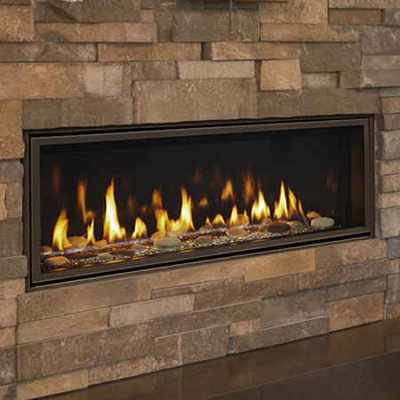 Echelon II IntelliFire Touch Direct Vent Linear Fireplace (Electronic Ignition) - Majestic