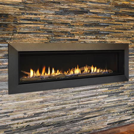 Echelon II IntelliFire Touch Direct Vent Linear Fireplace (Electronic Ignition) - Majestic