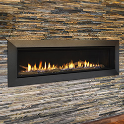 60" Echelon II IntelliFire Touch Direct Vent Linear Fireplace  (Electronic Ignition) - Majestic