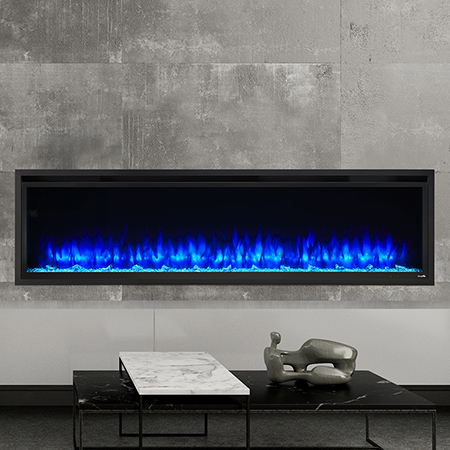 Allusion Platinum Linear Electric Fireplace - SimpliFire