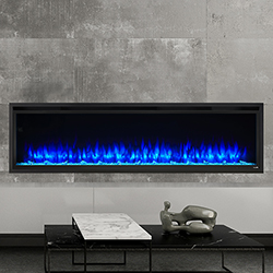 72" Allusion Platinum Linear Electric Fireplace - SimpliFire